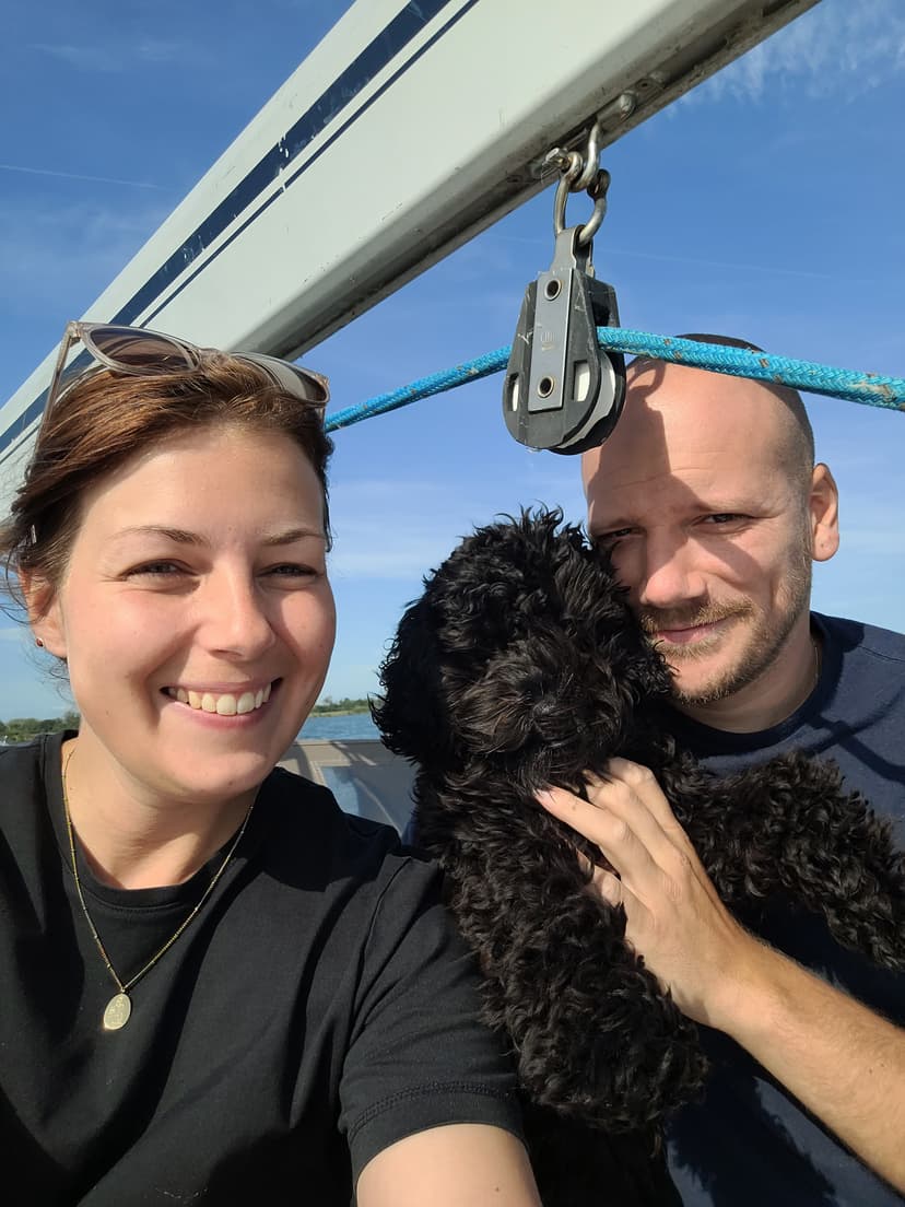 Image of Melanie and Freek the sailors